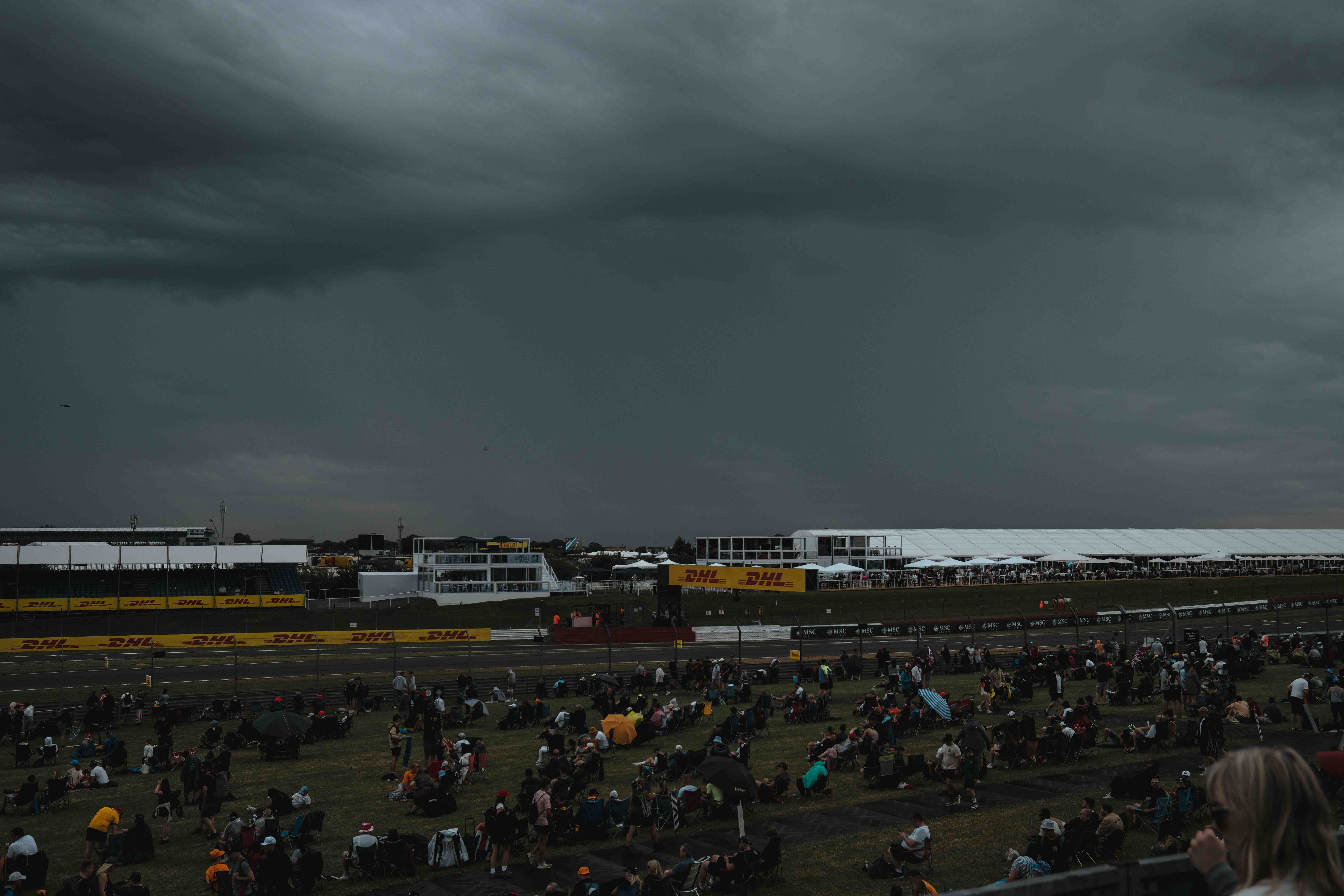 Grey skies at Silverstone 2023